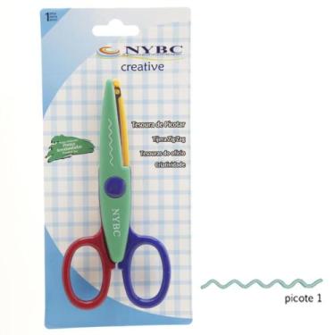 Imagem de Tesoura Artesanal Picotar ZIG ZAG Ondulado - NYBC