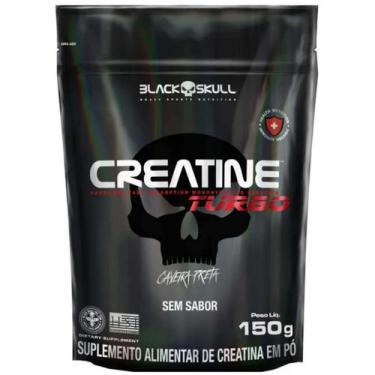 Imagem de Creatina Turbo Black Skull - Creatine Monohidratada Refil 150g, 1 Unid