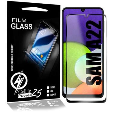 Imagem de Película De Vidro 3d Borda Curvada Galaxy A22 4G 6.4 - Cell In Power25