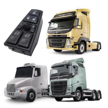 Imagem de Interruptor Botao Vidro Completo Volvo Fh Fm Nh - 20752918 - Ninja Par