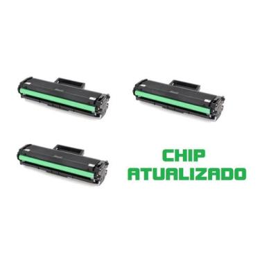 Imagem de KIT 3x Toner Compatível MLT-D111N Novos CHIP ATUALIZADO  M2020 M2020FW
