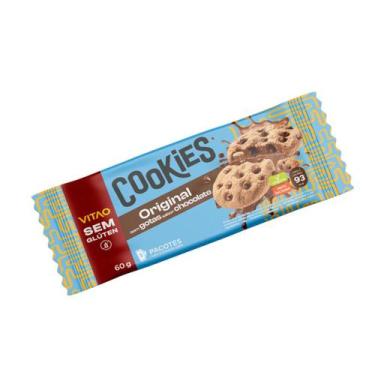 Imagem de Cookies Sem Glúten Tradicional com Gotas de Chocolate 60g - Vitao