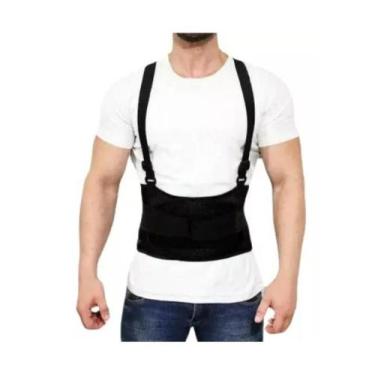 Imagem de Cinta Lombar Faixa Abdominal Ergonômica Para Coluna Postura - Imporien