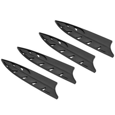 Imagem de PATIKIL Mangas de cobertura de faca de segurança ABS para faca de chef de 20 cm, bainha protetora de lâmina de proteção de borda de corte universal para barra de cozinha, preta, 21,5 cm L, pacote com