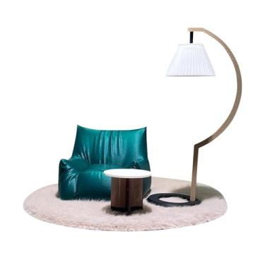 Imagem de Dynwave Conjunto de móveis para casa de bonecas em escala 1/12, acessórios para casa de bonecas, mini sofá, luminária de chão, mesa de centro e carpete