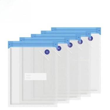 Imagem de Saco Ziplock Hermetico para Alimentos, Saquinho Ziplock com Fecho Duplo ou Ziper Slider para Armazenamento, Saco Zip Lock para Congelar Alimentos(6 SACOS P)