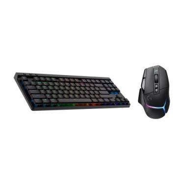 Imagem de Mouse e teclado para jogos Logitech G502 X PLUS e G515