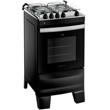 Imagem de Fogão Atlas Agile Up 4 Bocas Automático Mesa de Inox Forno 50L