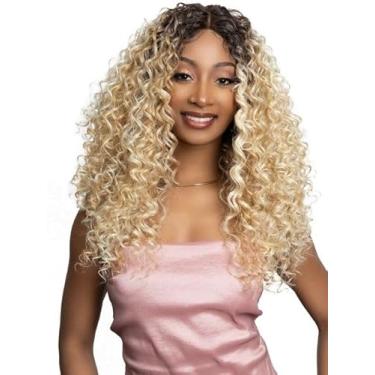 Imagem de Janet Collection Melt NUSKIN Peruca invisível com nós de renda OBI – Parte profunda UHD, linha do cabelo pré-arrancada, cabelo de bebê, peruca frontal de renda suíça transparente, aparência natural