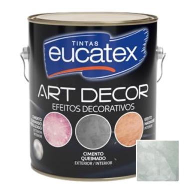 Imagem de Tinta Efeito Cimento Queimado Perolizado Cor Cromio 3,7Kg - Eucatex