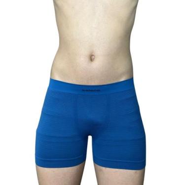 Imagem de Cueca Boxer Listrada Selene 11071-003, Royal medio, P