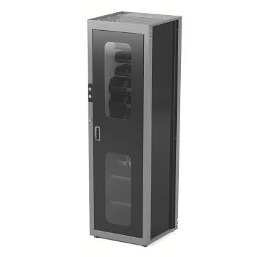 Imagem de Armário Smart System Para Ferramentas 1 Porta, 29 Caixas Plásticas Bin E Visor Tramontina Pro Cinza Tramontina