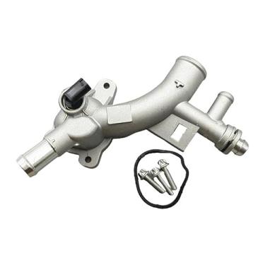 Imagem de Generic Caixa do termostato do líquido de arrefecimento motor, saída de água, peça de metal para motor automotivo de alta resistência, substitui para 25193922