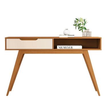 Imagem de Aparador Buffet Tucuma Pés Madeira Nature Off White JB Bechara 32697