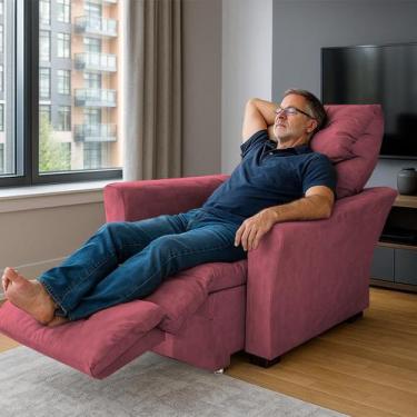 Imagem de Poltrona Retrátil e Reclinável Pra Extensão De Cílios Modelo Mariane -