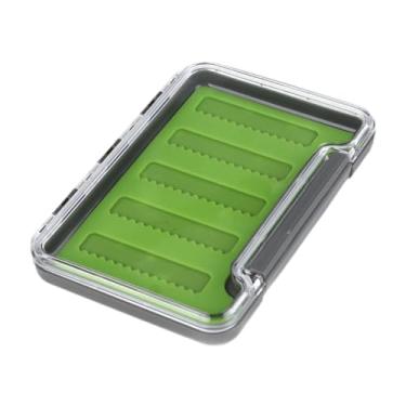 Imagem de RNXRZANK Caixa de Mosca à Prova D'água, Caixas de Gabarito à Prova D'água, Tampa Transparente, Caixa de Isca de Pesca com Mosca, Estojo para Equipament, B, M