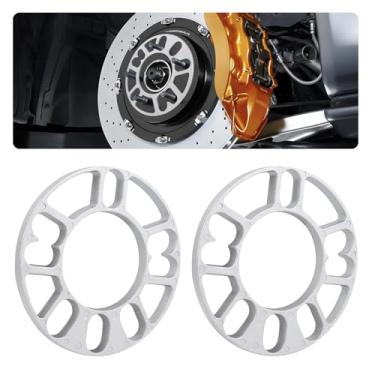 Imagem de Wogomz Espaçador universal de roda de 10 mm, espaçadores de roda centrados em cubo para 4 terminais e 5 argolas, PCD 98-120 mm, espaçador de carro para padrão de parafuso de encaixe de cubo 4 x 100/4