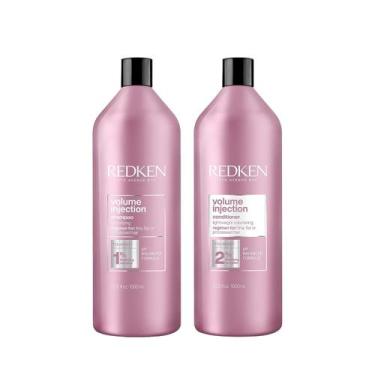 Imagem de Shampoo y Acondicionador Redken Volume Injection 1L