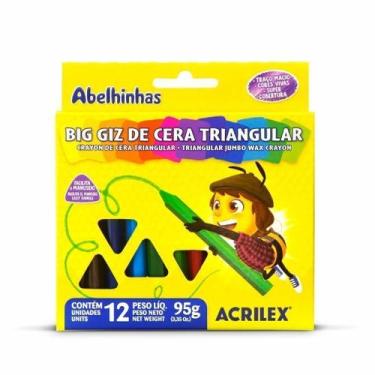 Imagem de Giz de Cera Big Jumbo 12 Unidades - Acrilex