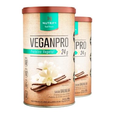 Imagem de Kit 2 Veganpro Proteína Vegetal Baunilha Nutrify 450G