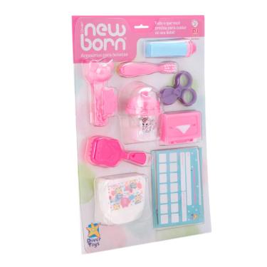 Imagem de Kit de Acessórios de Boneca Divertoys New Born