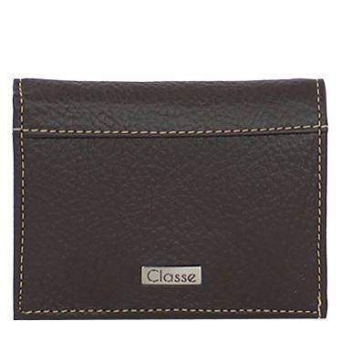 Imagem de CARTEIRA MASCULINA COMPACTA CLASSE COURO M217 3B MARROM CAFÉ
