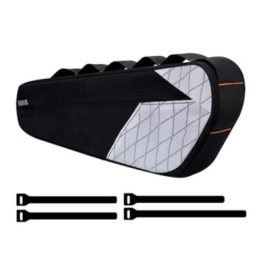 Imagem de Bolsa De Top Tube Para Bicicleta - Pochete Impermeável - Bolsa De Armazenamento Para Ciclismo,Para Telemóvel Ferramentas Caminhada Ciclismo Bicicleta De Estrada E Montanha
