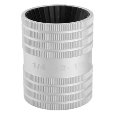 Imagem de Pilipane Escareador de tubo externo interno e ergonômico, ferramenta de rebarbação de tubos de liga de alumínio para tubos de aço inoxidável, grau profissional, resistente (G)