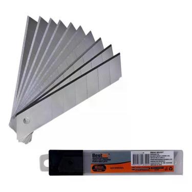 Imagem de Jogo de 10 pcs 18mm laminas para estilete - bfh1547 - bestfer