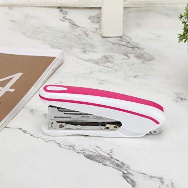 Imagem de Acouto Grampeador Comercial ABS Vermelho Branco Com Boa Elasticidade de Mola para Material de Escritório Escolar e Artigos de Papelaria