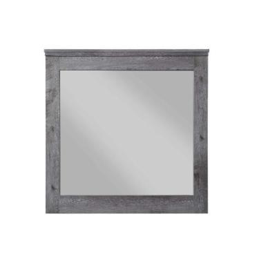 Imagem de Home Mirror Yardlio Rustic Grey Oak Moldura quadrada de 3 mm