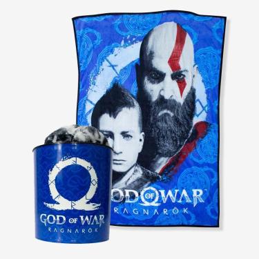 Imagem de Kit Manta Com Balde God Of War