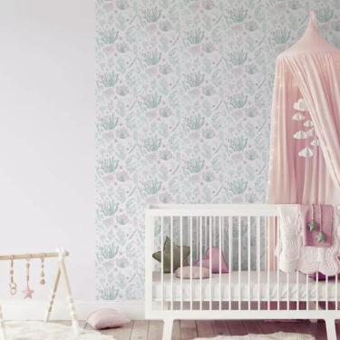 Imagem de Papel de Parede HF Petit Infantil Rosa 90603