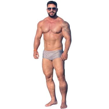 Imagem de Sunga Masculina Listrada Cores Lisas Hoggi Wear Verão praia piscina, C