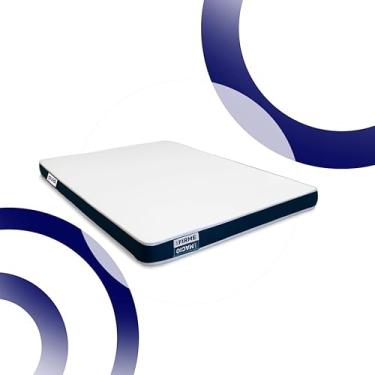 Imagem de Colchão King Guldi Duplo Plus D28 (16x193x203) Branco e Azul