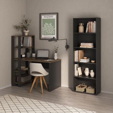 Imagem de Conjunto Sala de Estar: Escrivaninha Match + Estante Multy