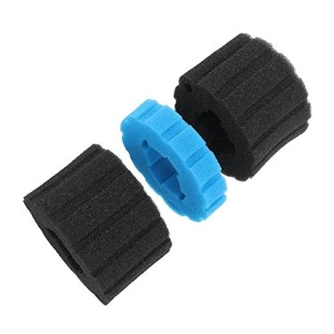Imagem de Pssopp Kit de Filtro de Limpeza de Piscina, Conjunto de Esponja de Algodão, Limpador de água Aquático Interno Eficiente para Filtros Biopress