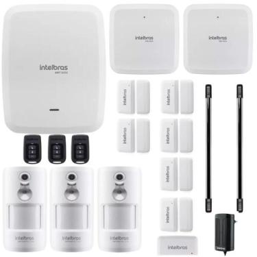 Imagem de Kit Alarme Sf Intelbras App Linha 8000 Wifi Com Sensores