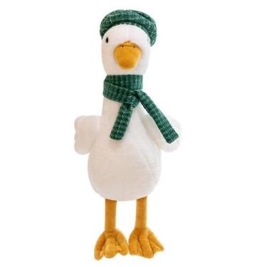 Imagem de Brinquedo de pelúcia White Goose Doll, pato de pelúcia de 35 cm para c