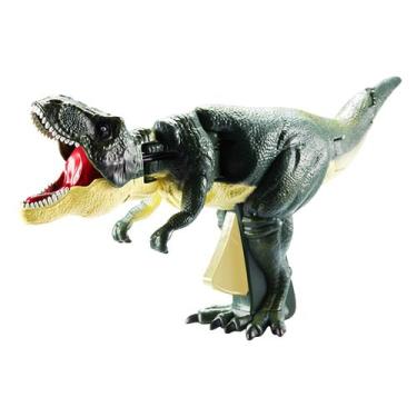 Imagem de Brinquedo de dinossauro LNATOVI Press T-Rex TikTok com cabeça e cauda 