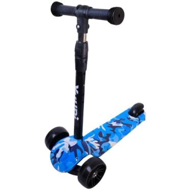 Imagem de Patinete Infantil Com Rodas Flash Azul Yuupi