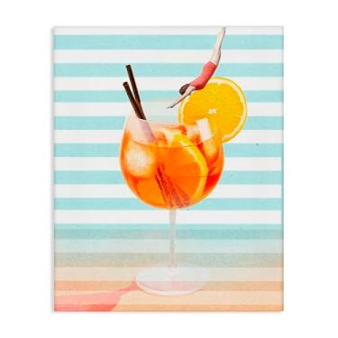 Imagem de Stupell Industries Arte de parede em tela Spritz Cocktail Dive, design por Lil' Rue, 20 x 16