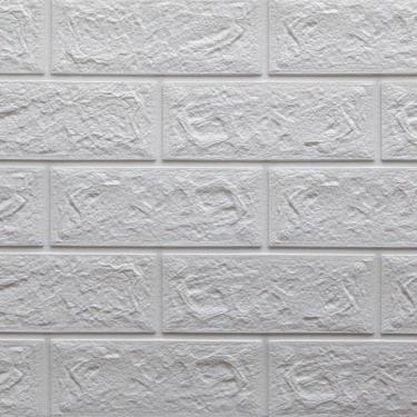 Imagem de Placa Adesiva 3d Tijolo Branco 70x77cm - Pa035 - Plavidecor