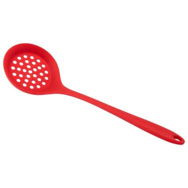 Imagem de Escumadeira Nylon E Ferro 32,5cm X 10cm X 1cm