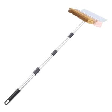 Imagem de Bothyi Escova de Limpeza para Forno de Pizza com Escova de Arame de Cobre para Grelha, Acessório Profissional para Restaurantes, Haste de aço Inoxidável Resi, 1,6 m