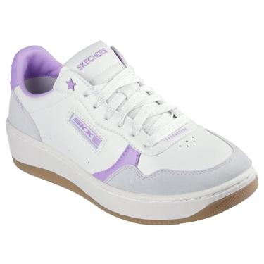 Imagem de Skechers Tênis feminino Sport Court 2.0-Vivid Glow, Branco/roxo, 38