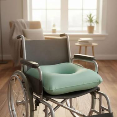 Imagem de Almofada Ortopédica Coccix, Conforto Para Dores E Lesões - Modelo Premium, proporcionando alívio e conforto.