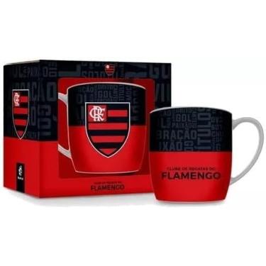 Imagem de Caneca Porcelana Urban Flamengo Frases - Brasfoot