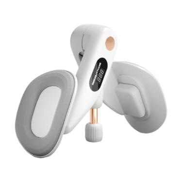 Imagem de oshhni Aparelho de Exercícios para Fortalecimento do Assoalho Pélvico e Coxas, Leve e Portátil, Ajustável para Treinamento Muscular, Cinza