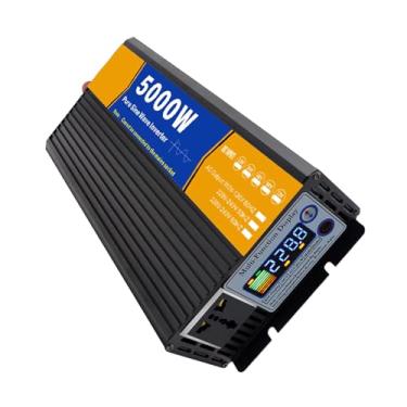 Imagem de HYZHANHONG Inversor de 12V para 220V, inversor de onda senoidal pura de fase dividida de 5000W, conversor de energia de 12V-72V CC para 110V/220V CA para veículos RV, caminhões,60v to 110v